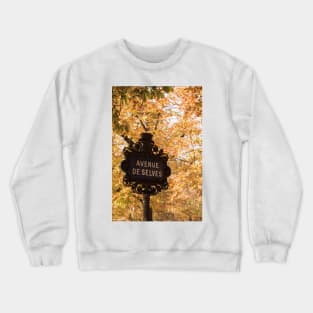 Paris Street Signs - 3 © Crewneck Sweatshirt